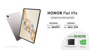 Honor Pad X9a with free keyboard and stylus launched in Malaysia; prices start from RM999 2
