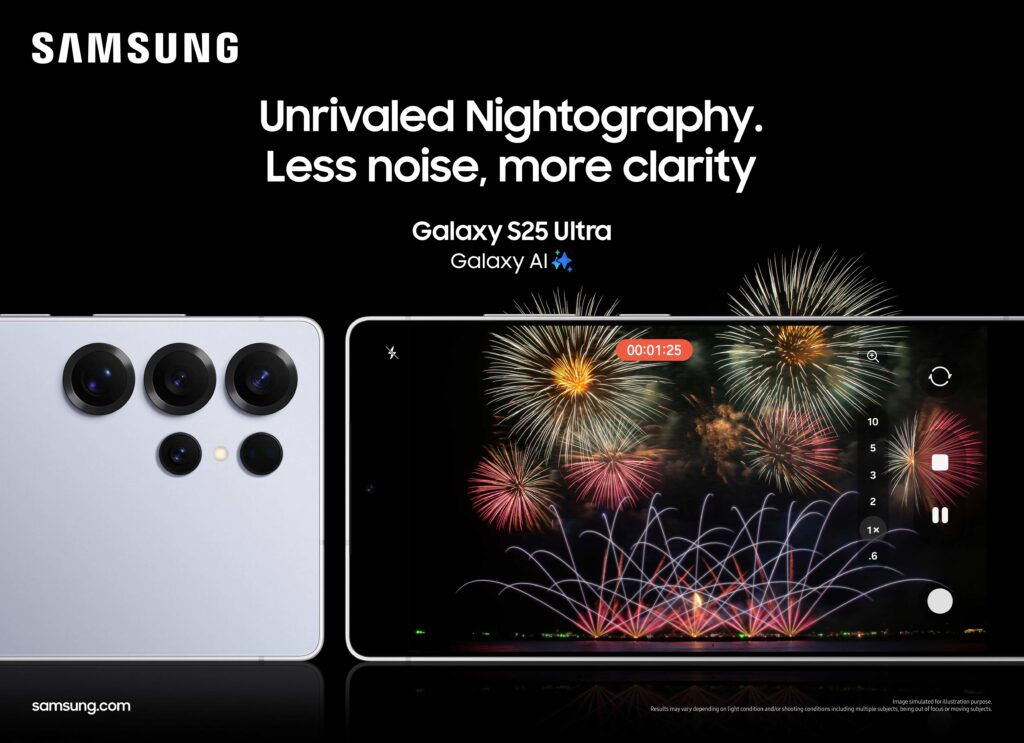 Samsung Galaxy S25 series nightography