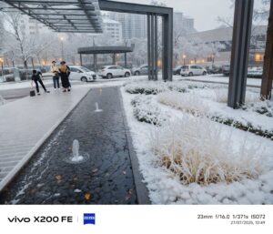 vivo X200 FE Camera Review AI four season portrait mode winter