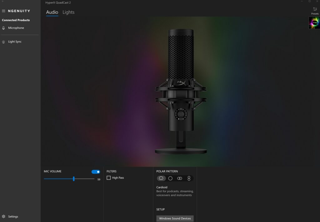 HyperX QuadCast 2 Review rear 31
