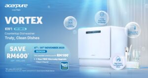New Acerpure VORTEX KW1 dishwasher launched in Malaysia; yours for RM2,599 8