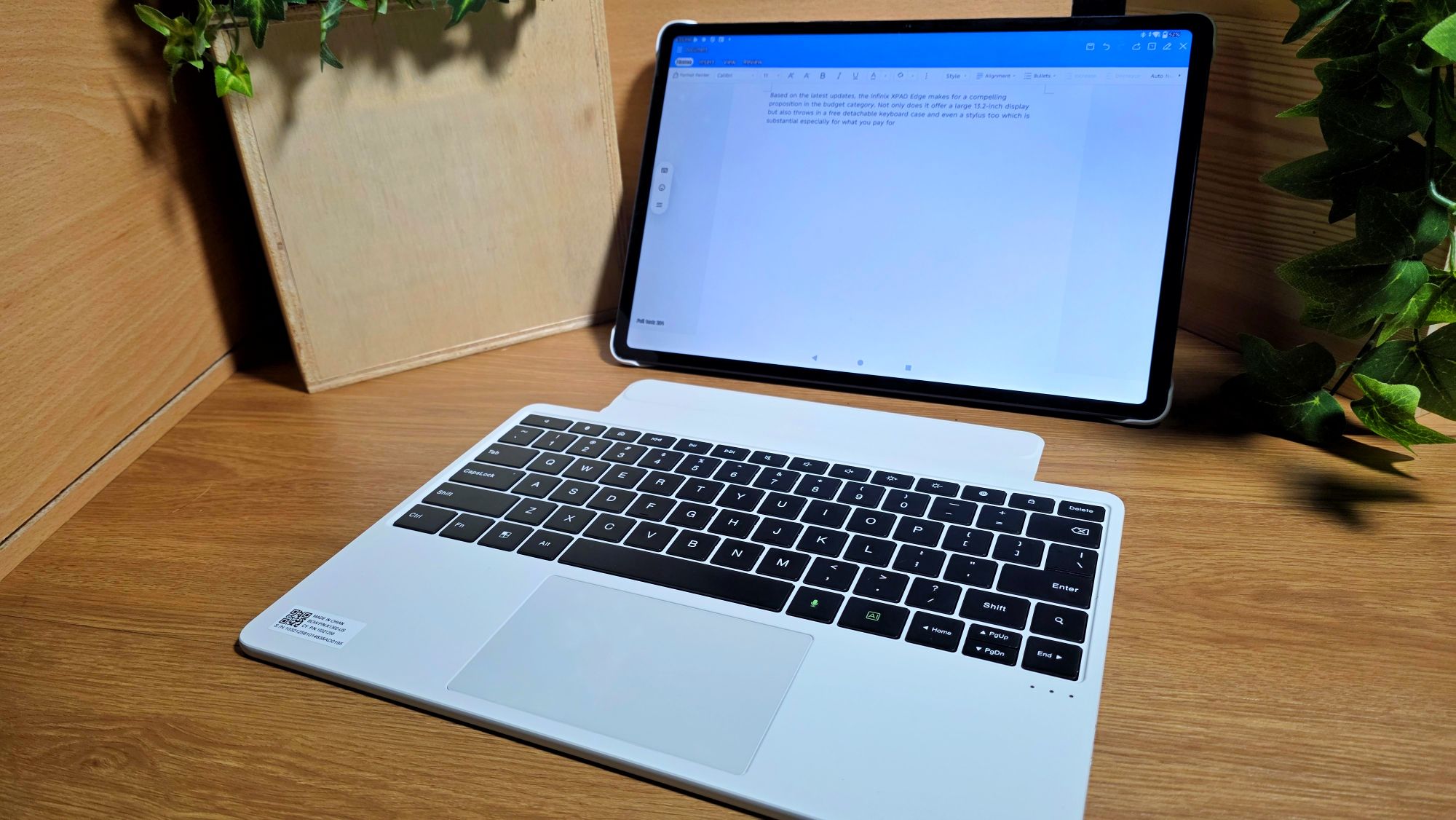 Infinix XPAD Edge Review side