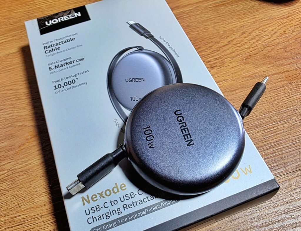 UGREEN Nexode 100W GaN Retractable Cable Charger Review - Retractable USB-C cable and powerful fast charging tested 1