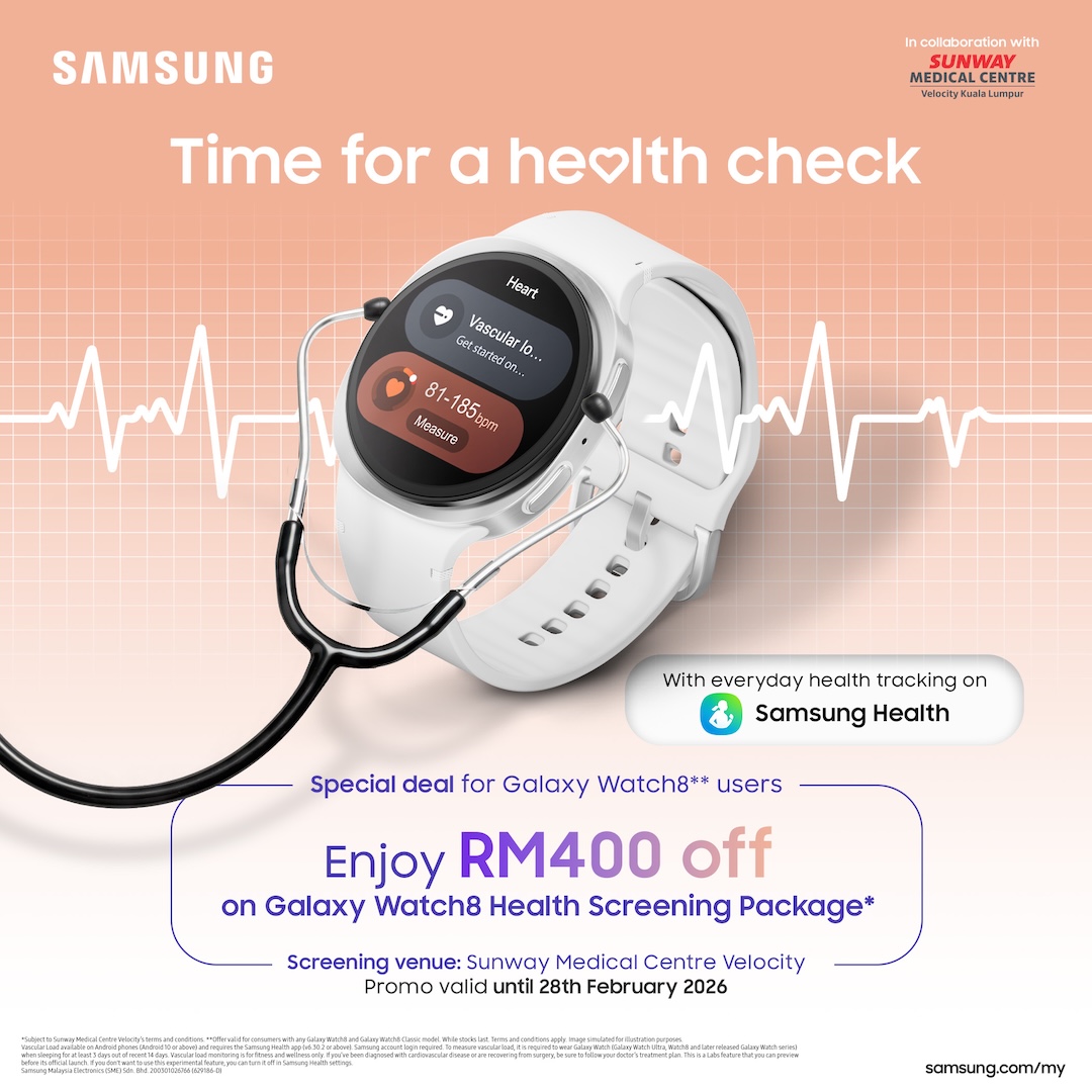Galaxy Watch8 Health Screening Package launched; special deal for early bird buyers 2 Galaxy Watch8 Health Screening Key Visual