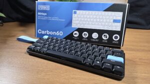 Epomaker Carbon60 Review - Ultra compact portable keyboard for mobile workers tested 4