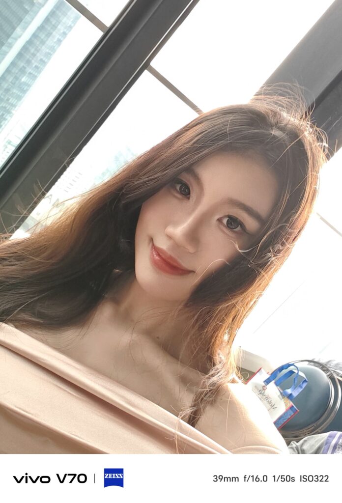 vivo V70 Review camera selfie