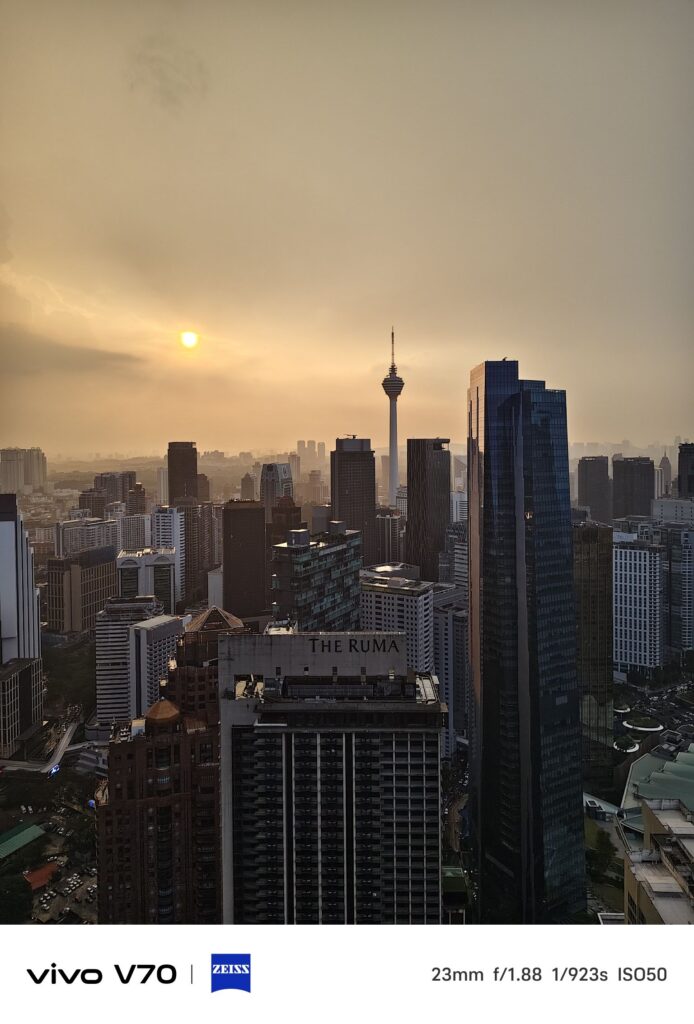 vivo V70 Review camera sunset 3