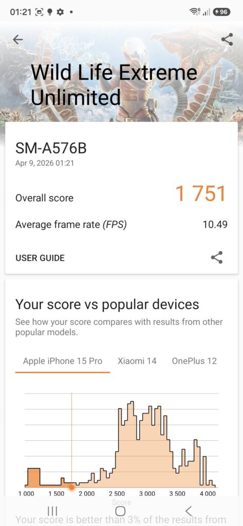 Samsung Galaxy A57 Review 3dm 1