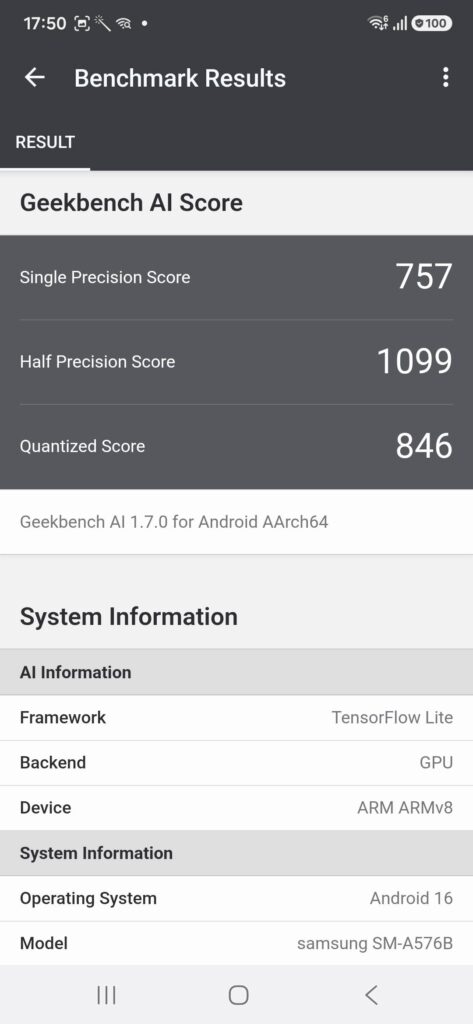 Samsung Galaxy A57 Review ai