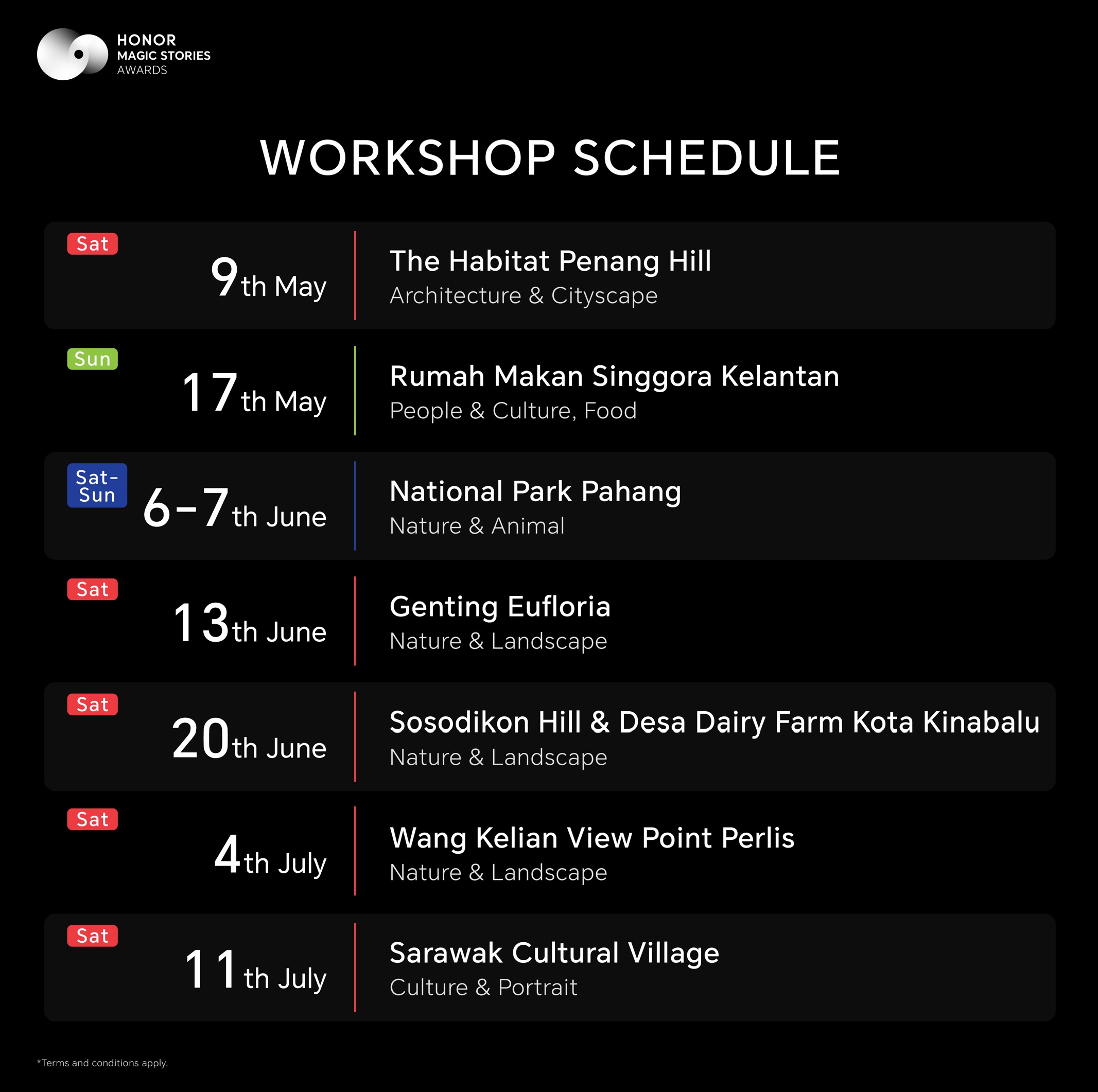 honor magic workshop