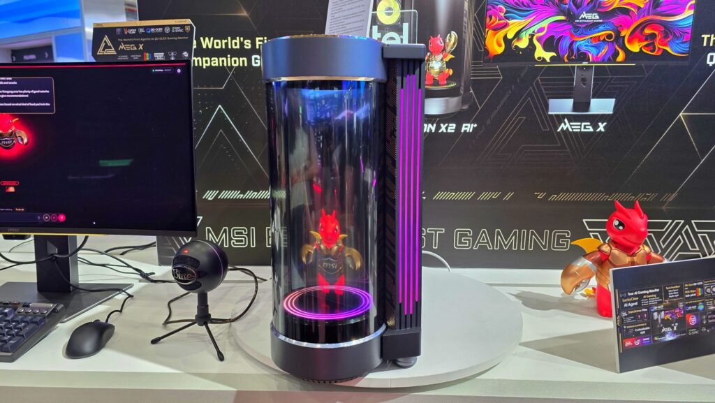 Computex 2026 - MSI MEG Vision X2 AI+ is the world’s first gaming desktop with an Agentic AI Companion 19