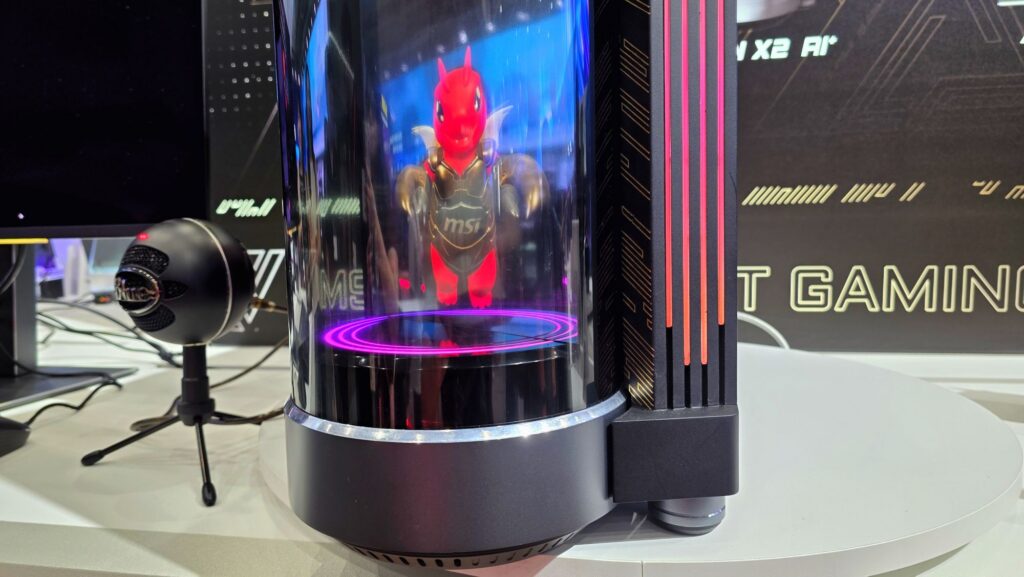 Computex 2026 - MSI MEG Vision X2 AI+ is the world’s first gaming desktop with an Agentic AI Companion 4 MSI MEG Vision X2 AI+ 2