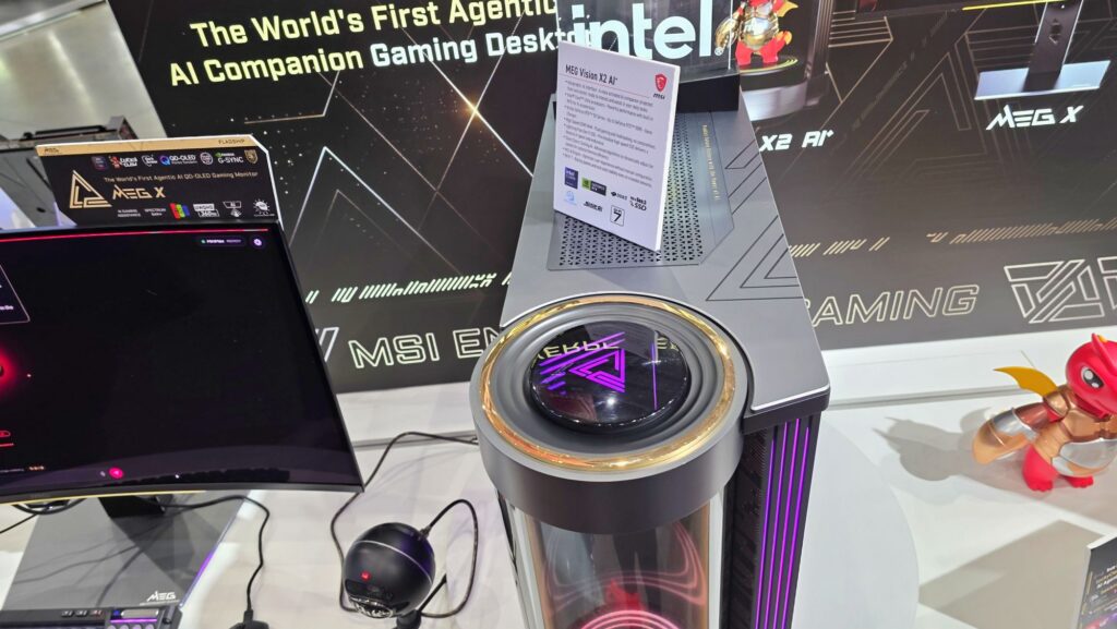 Computex 2026 - MSI MEG Vision X2 AI+ is the world’s first gaming desktop with an Agentic AI Companion 3 MSI MEG Vision X2 AI+