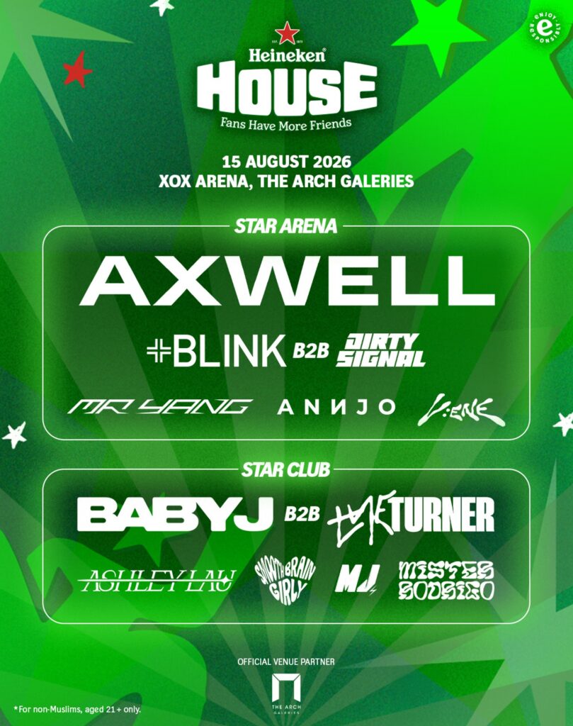 Top DJ Axwell to headline Heineken House 2 heineken house 2