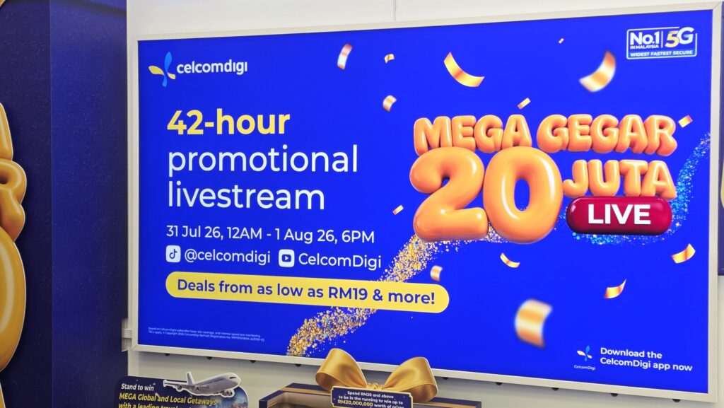 CelcomDigi Mega Gegar 20 Juta 2