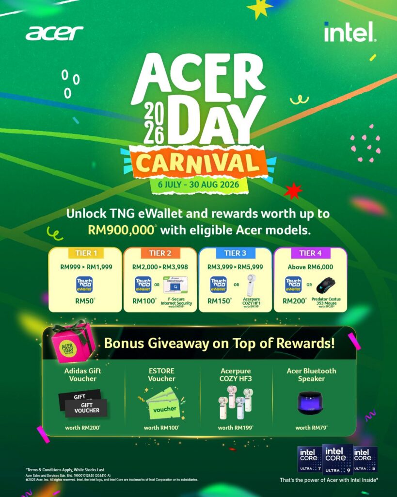 Acer Day 2026 roadshow at Midvalley mall offers deals aplenty for a limited time 7 Acer Day 2026 2 promos 13