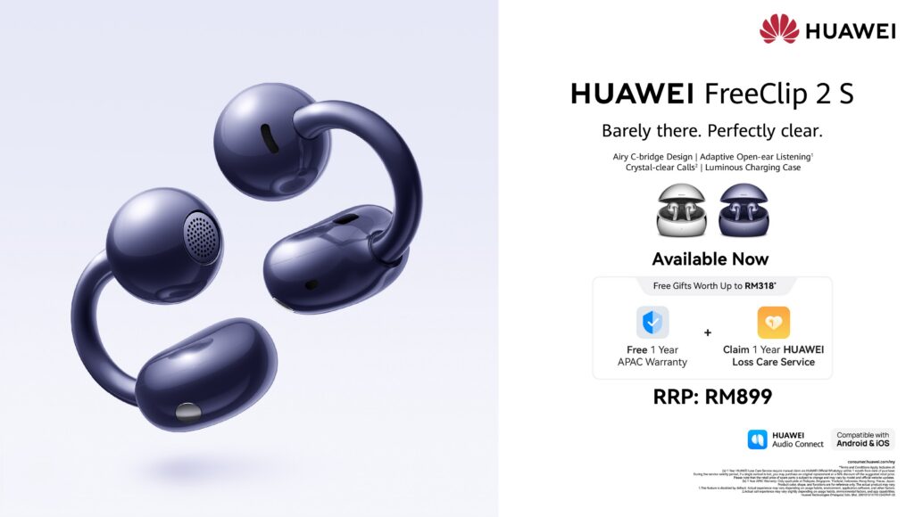 Huawei Pura 90s Pro Max and Huawei 90s Pro launched in Malaysia; preorders to offer up to RM3,076 in free gifts 5 huawei freeclip 2 s
