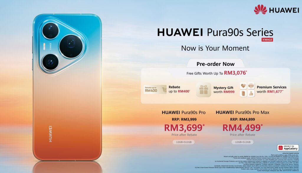 Huawei Pura 90s Pro Max and Huawei 90s Pro launched in Malaysia; preorders to offer up to RM3,076 in free gifts 4 huawei pura 90s series malaysia