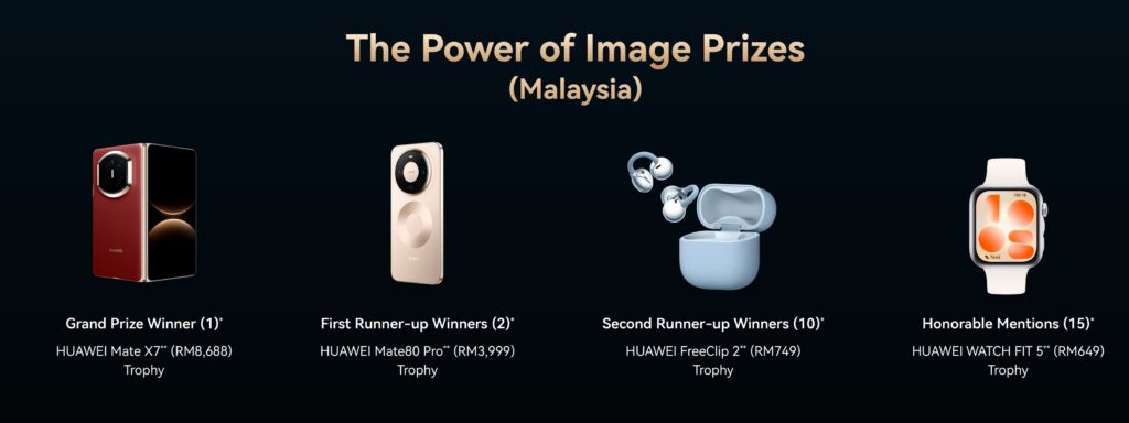 HUAWEI XMAGE Awards 2026 Malaysia prizes