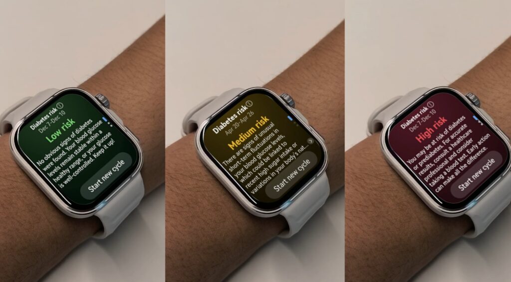 HUAWEI-exclusive Diabetes Risk Study Feature Now Available with New HUAWEI WATCH GT 7 series and HUAWEI WATCH Fit 5 Pro 4 huawei watch fit 5 pro diabetes insight