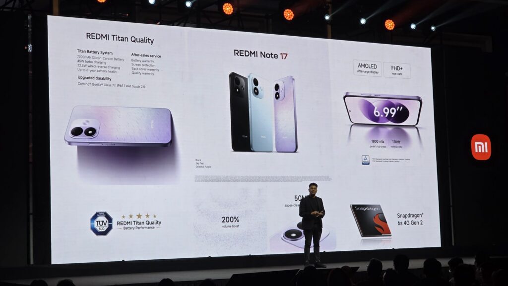 Redmi Note 17 series launch specs 2