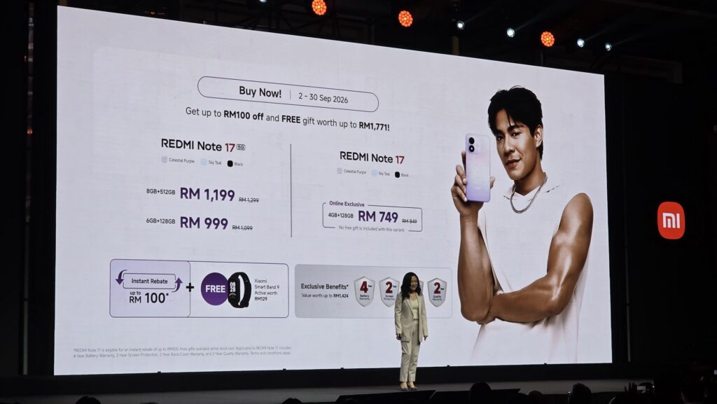 Redmi Note 17 series price