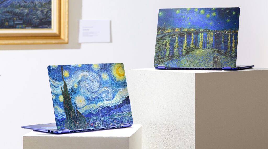 MSI Prestige 14 Flip AI+ Vincent van Gogh Edition a4