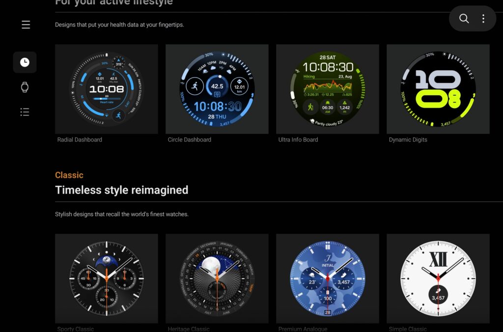 Samsung Galaxy Watch9 Review - Refined Android Smartwatch Tested 4 Samsung Galaxy Watch9 Review menu
