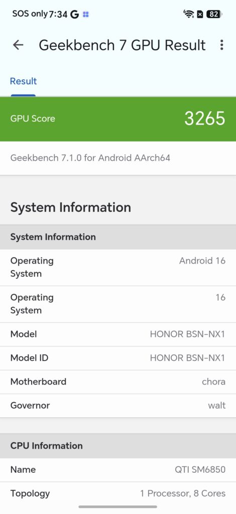Honor X9e Pro Review gb6 1