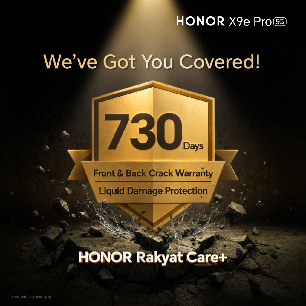 HONOR X9e Pro Rakyat Care+