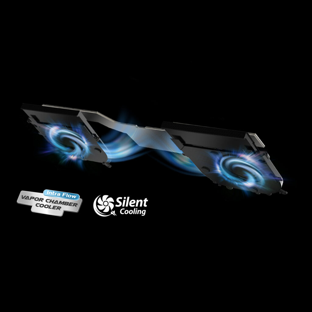MSI Prestige N16 Flip AI Plus cooling