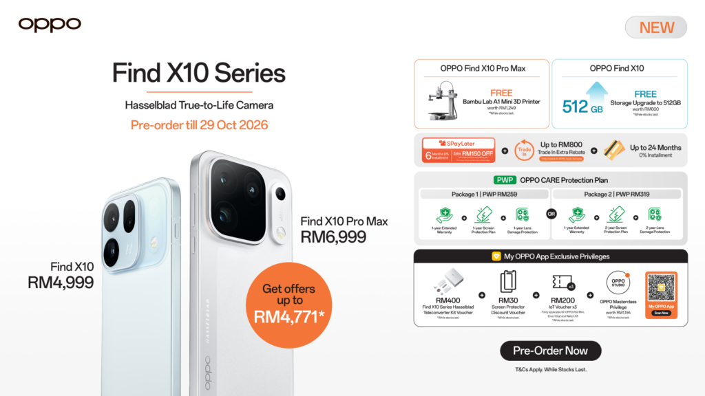 New flagship Oppo Find X10 series phones launched in Malaysia from RM4,999 4 oppo Find X10 Series Pre-order KV with Price